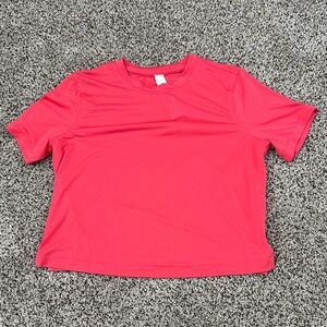 lululemon athletica Red Short Sleeve Tee
